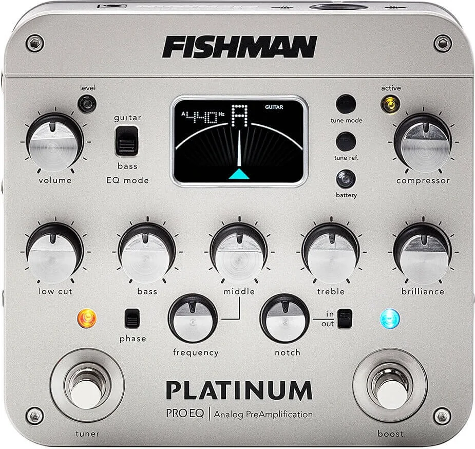 FISHMAN Platinum Pro EQ/DI Analog Preamp