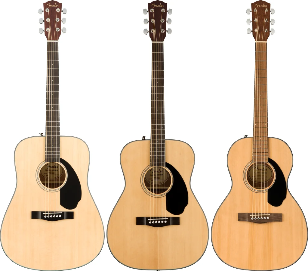 Fender CD-60S、CC-60S、CP-60S
