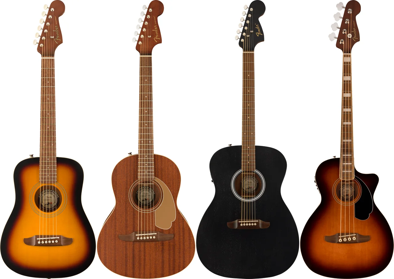 Fender Redondo Mini、Sonoran Mini、Monterey Standard、Kingman Bass